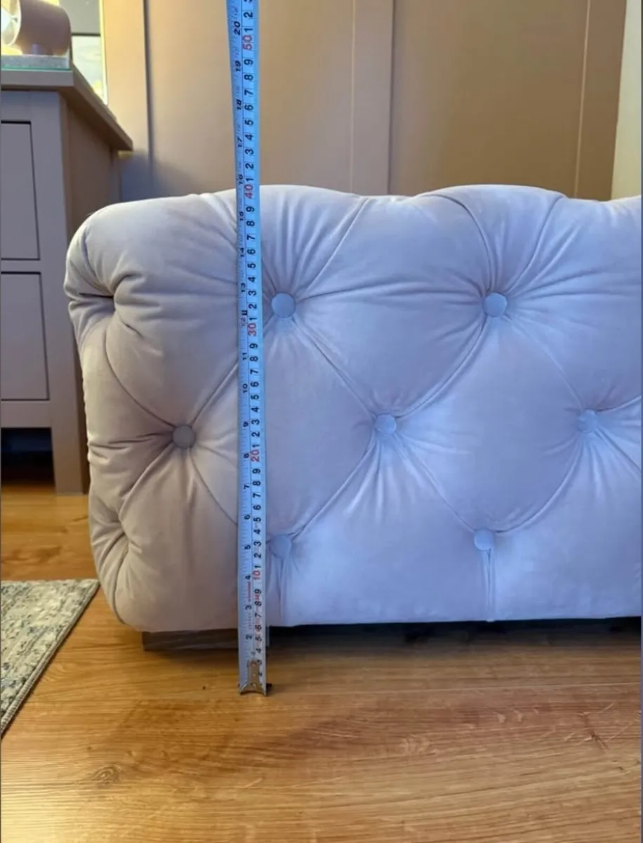 Large Pink Pouffe - Image 4