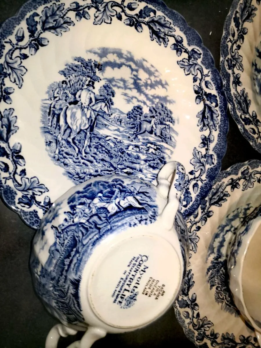 Antique MYOTT blue country life 12pcs - Image 2