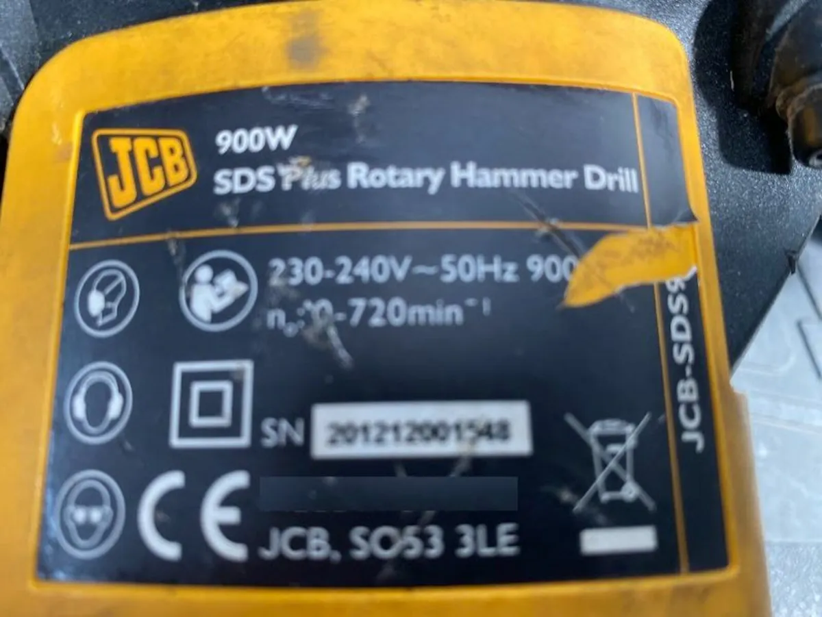 JCB SDS PLUS DRILL - Image 3
