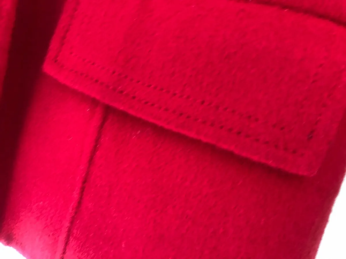 Red wool jacket - Image 3