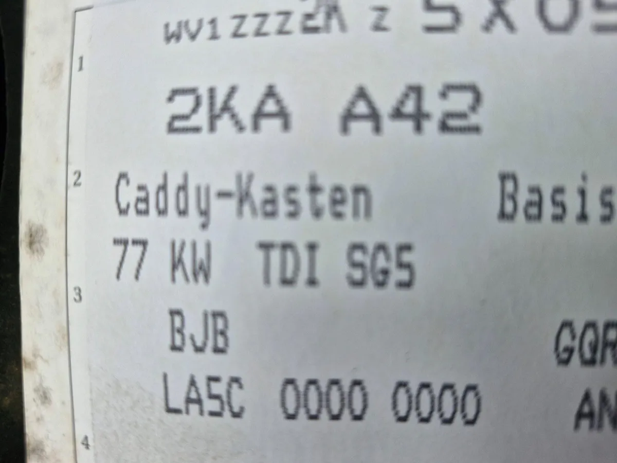 VW 1.9 tdi  BJB engine and parts - Image 2