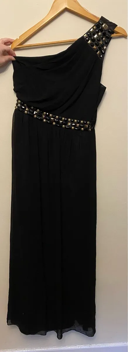 Black one shoulder dress - Image 1