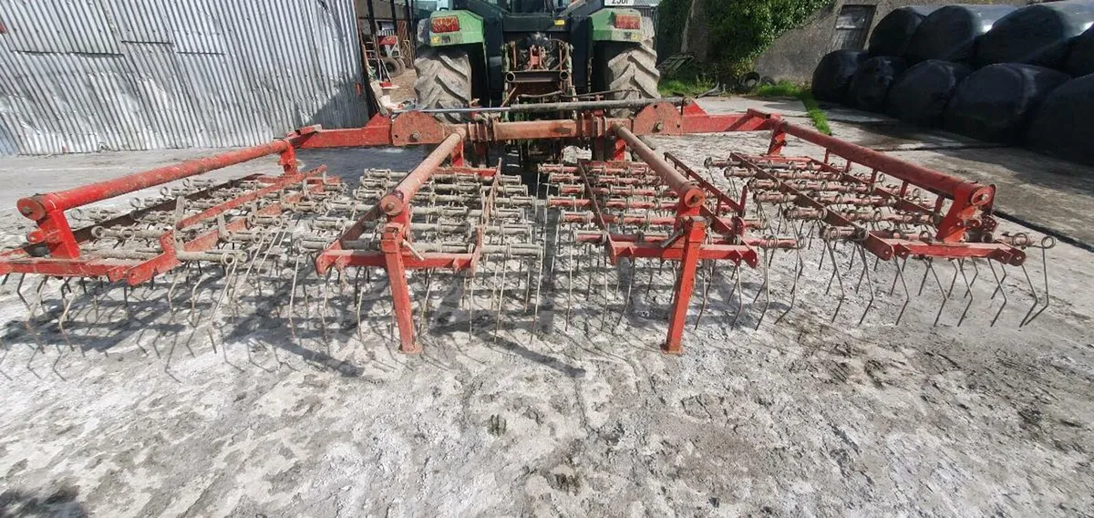 Grass tine harrow 4.8m folding - Image 3