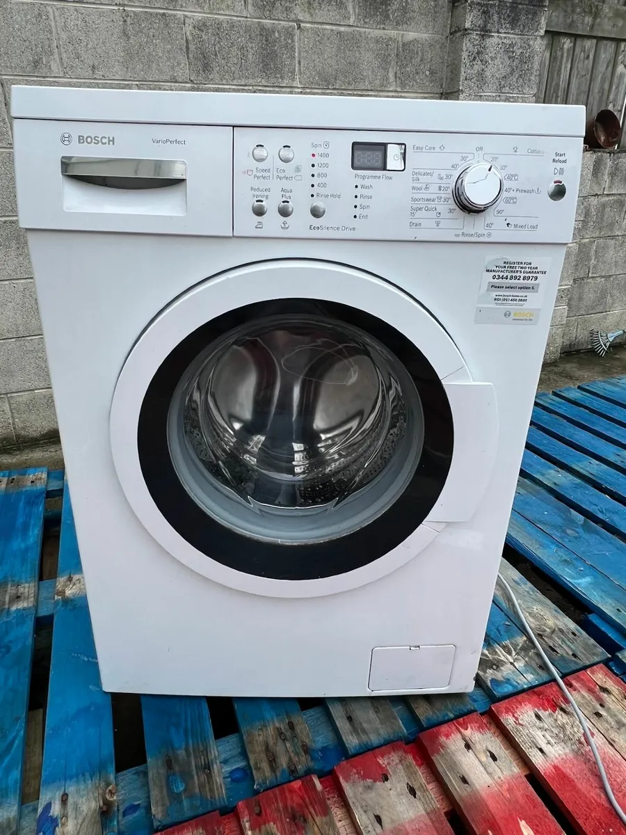 BOSCH Various perfect 8kg Washing Machine 1400 RPM - Image 1