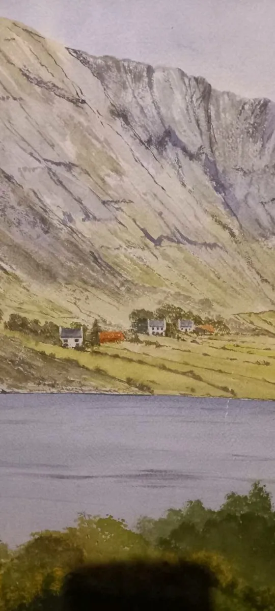 Lovely large Watercolour Painting by Marian Lynch - Image 2