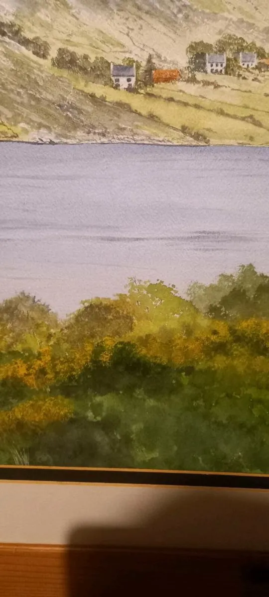 Lovely large Watercolour Painting by Marian Lynch - Image 3