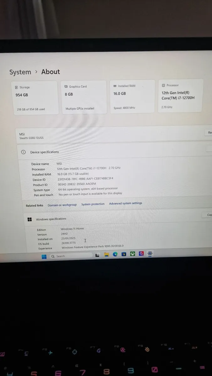 Gaming Laptop MSI GS66 Stealth - Image 3