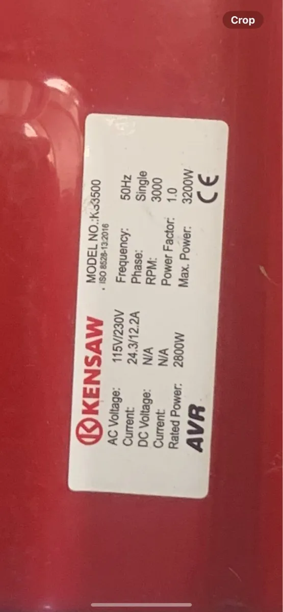 Kensaw petrol generator avr 3.2kw 2800W - Image 3