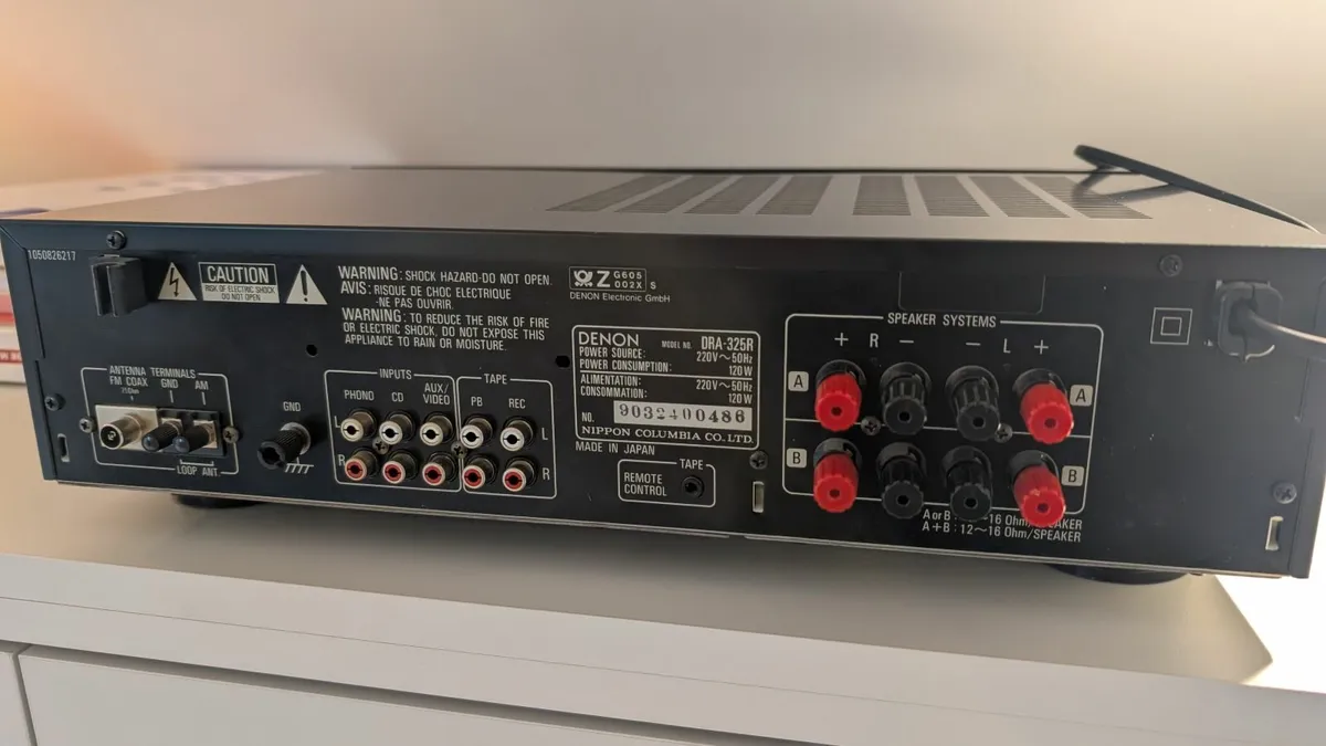 Denon DRA-325R Stereo Receiver - Image 2