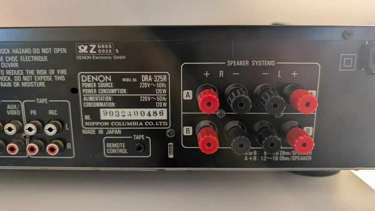 Denon DRA-325R Stereo Receiver - Image 4