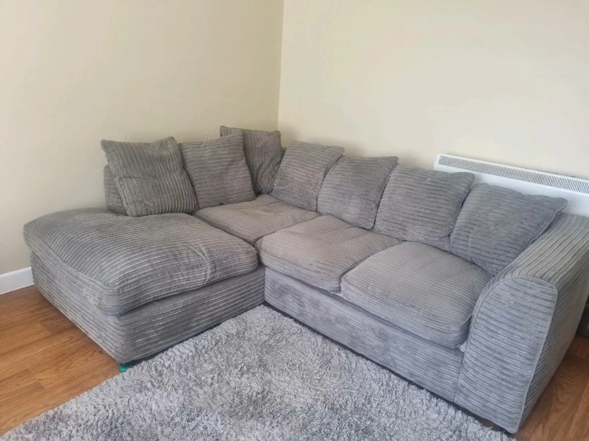 L shape sofa + arm chair - Image 1