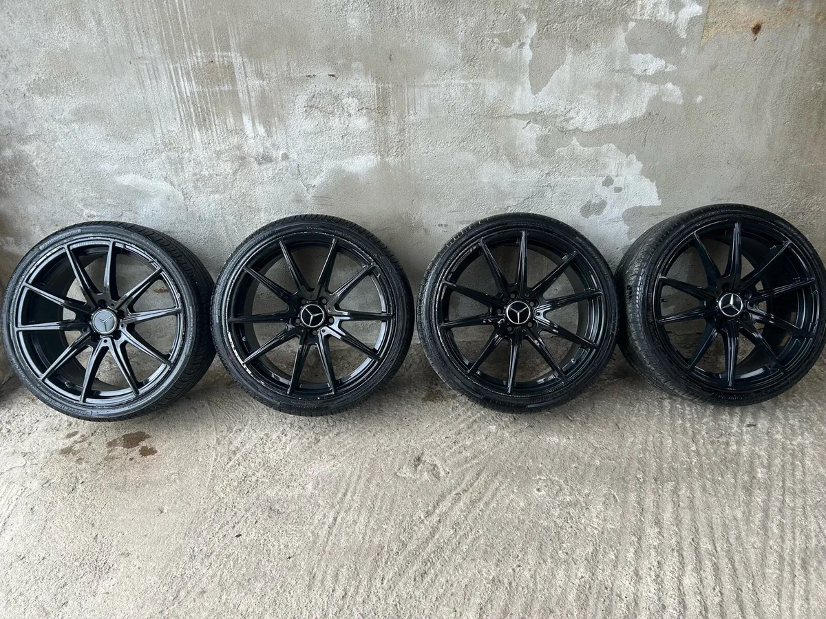 19” MERCEDES ALLOY WHEELS & TYRES - Image 2