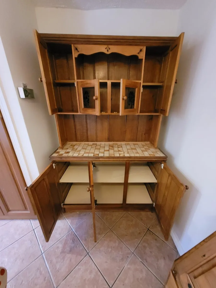 Vintage pine kitchen dresser - Image 2