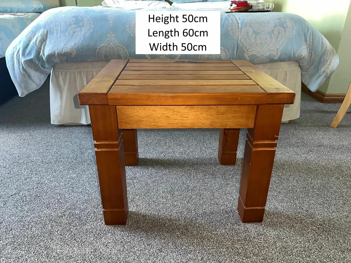 Solid Wood Side Table