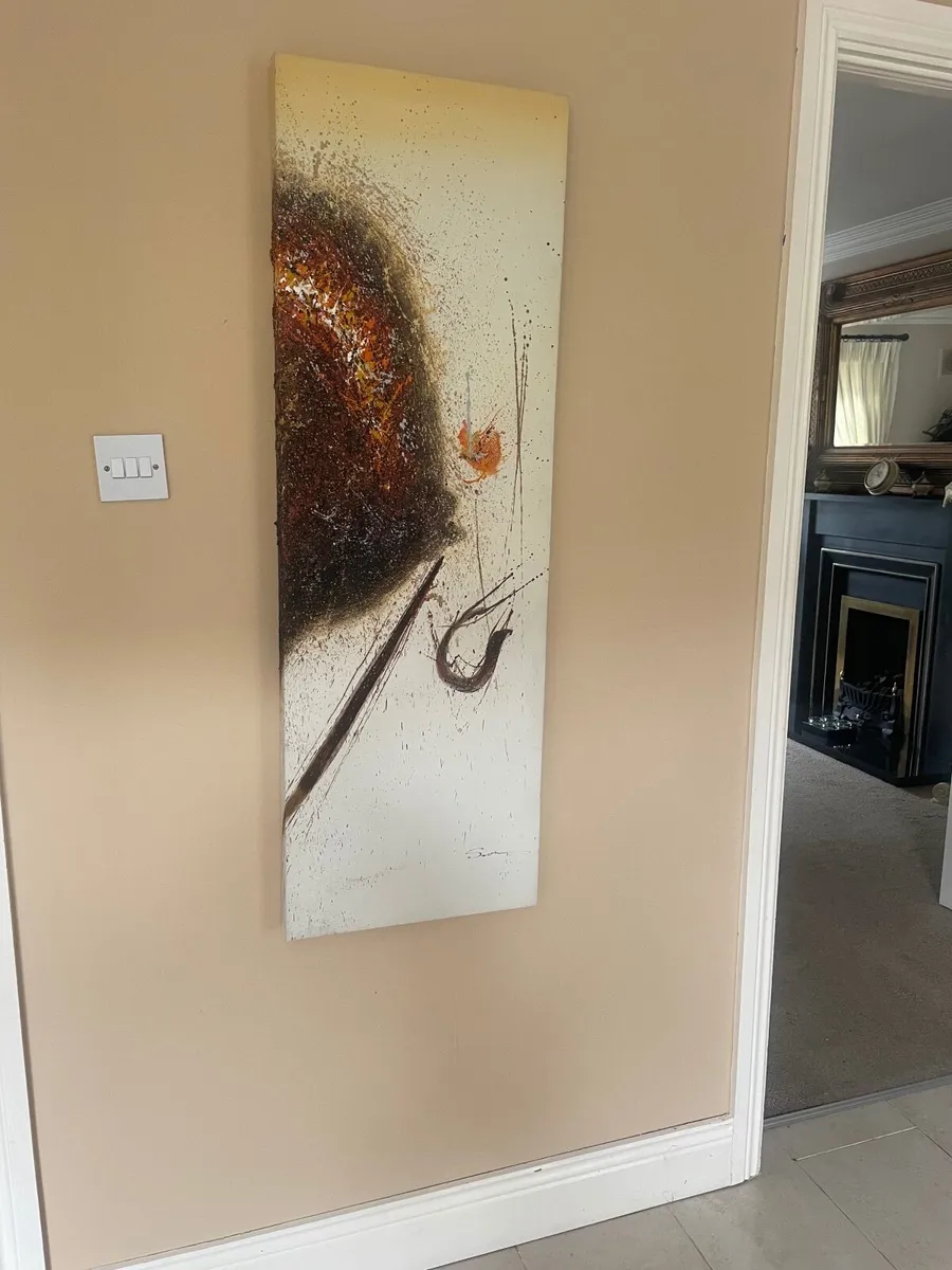 Large abstract canvas
