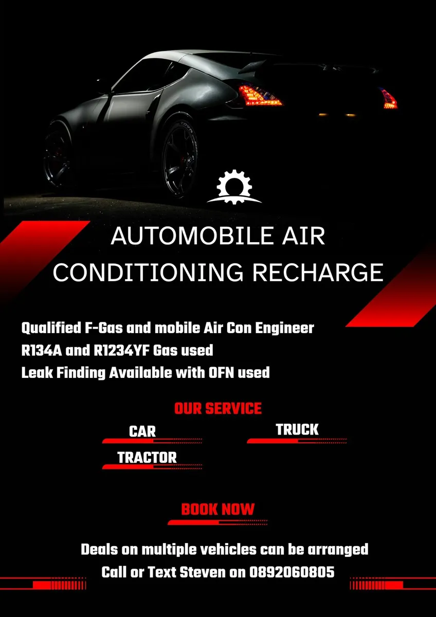 Automobile air conditioning recharge