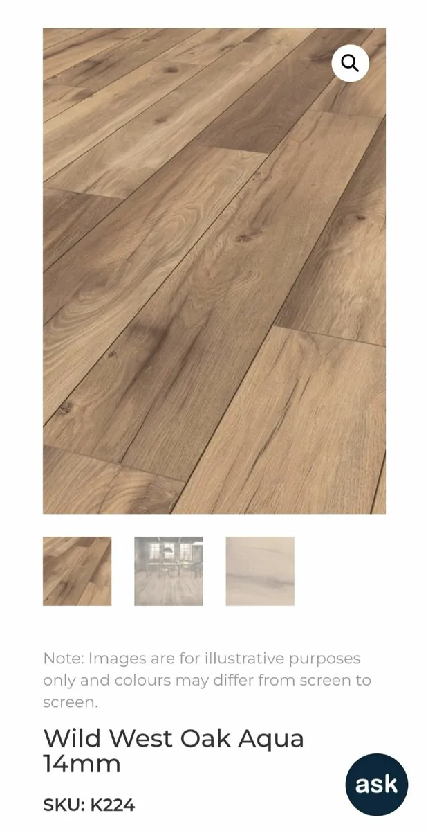 Laminate floors - wild west oak - 2 full unopened - Image 2