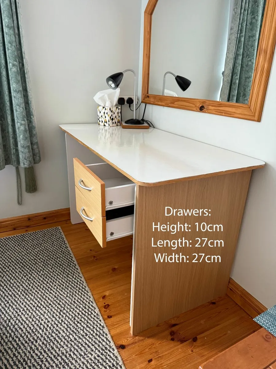 Desk with 2 Drawers - Image 2