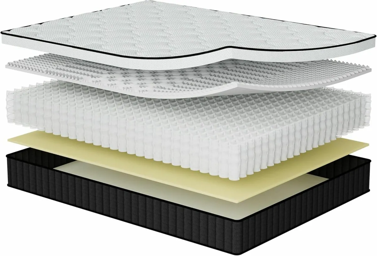 Memory Foam Medium Double Mattress 135x190cm - Image 3