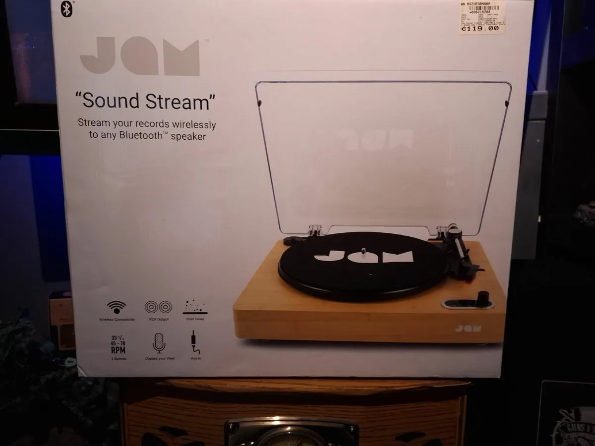 JAM Vinyl Player + Logitech Z333 Speakers - Image 3