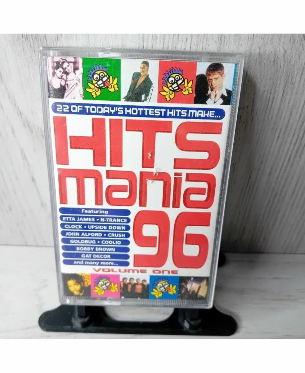 HITS MANIA 96 VOL 1 CASSETTE TAPE ALBUM - RARE