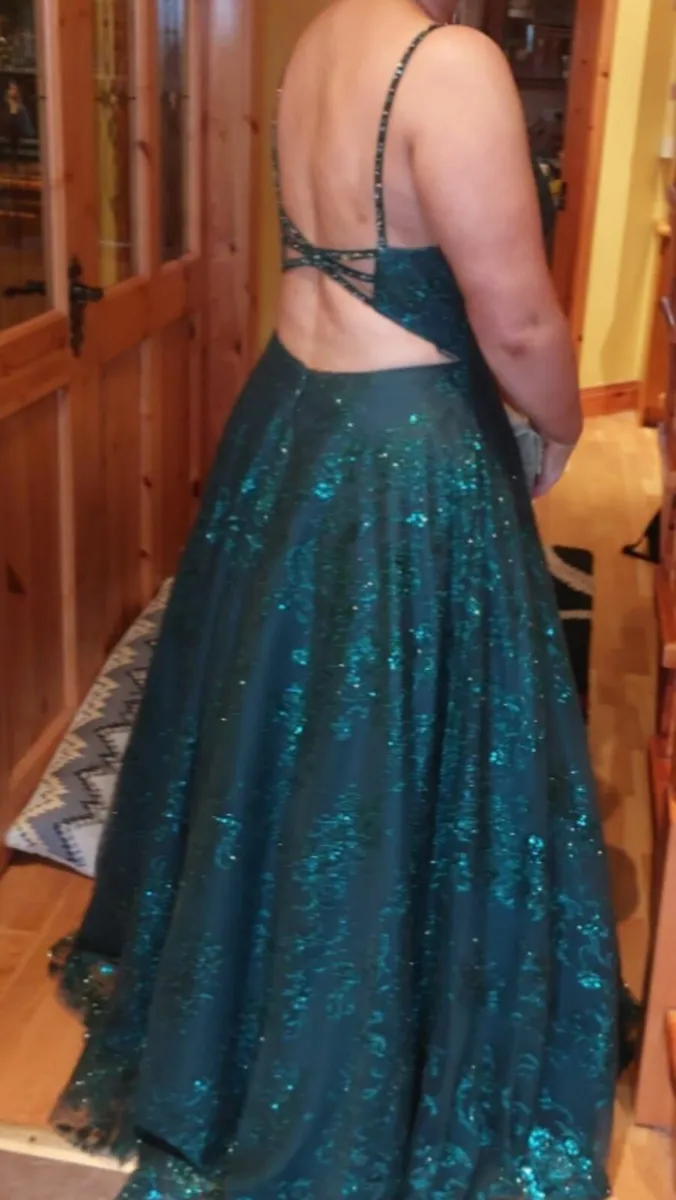 Forest Green Debs/Ty Ball dress from Be Fabulous - Image 3