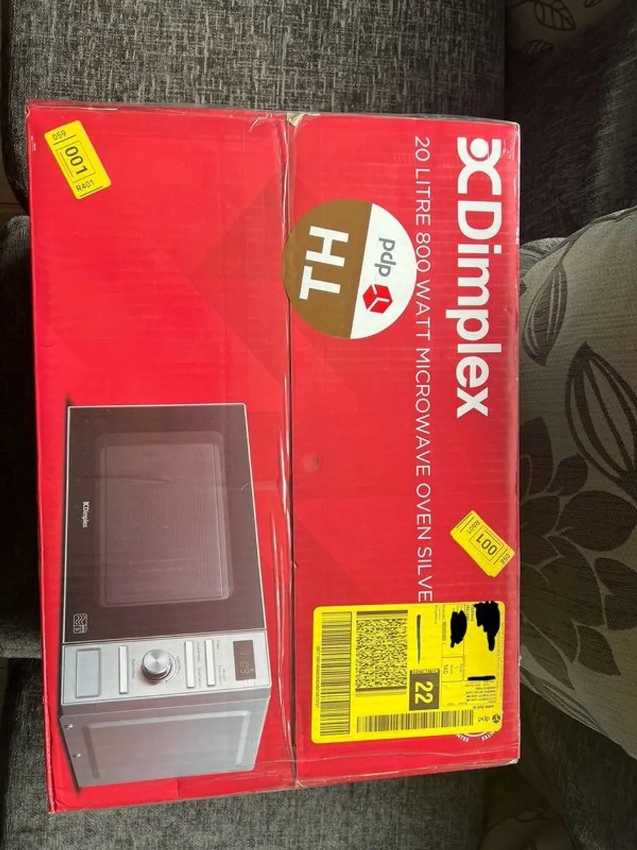 Microwave 800w. Silver finish - Image 2