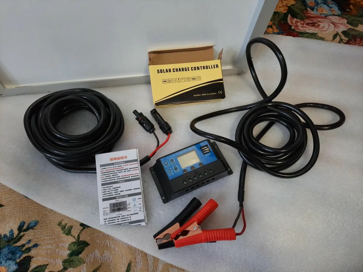 200W 12V Solar panel kit for camper van boat shed - Image 4