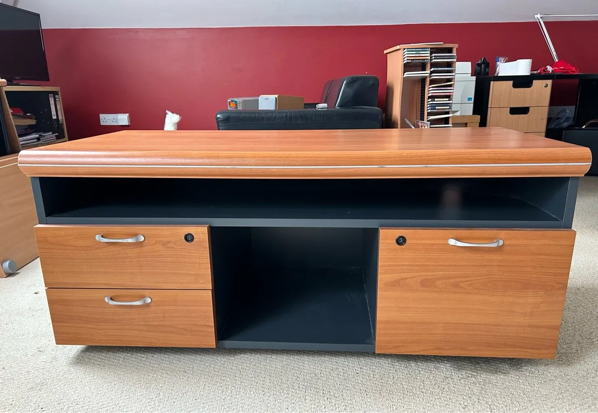 Office tv unit/filing cabinet - Image 1