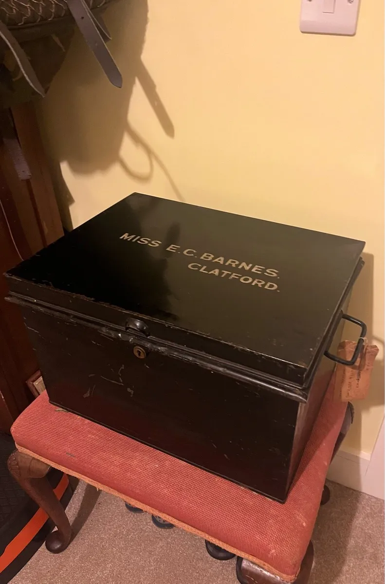 Antique Hobbs & Co London Vault Chest - Image 1