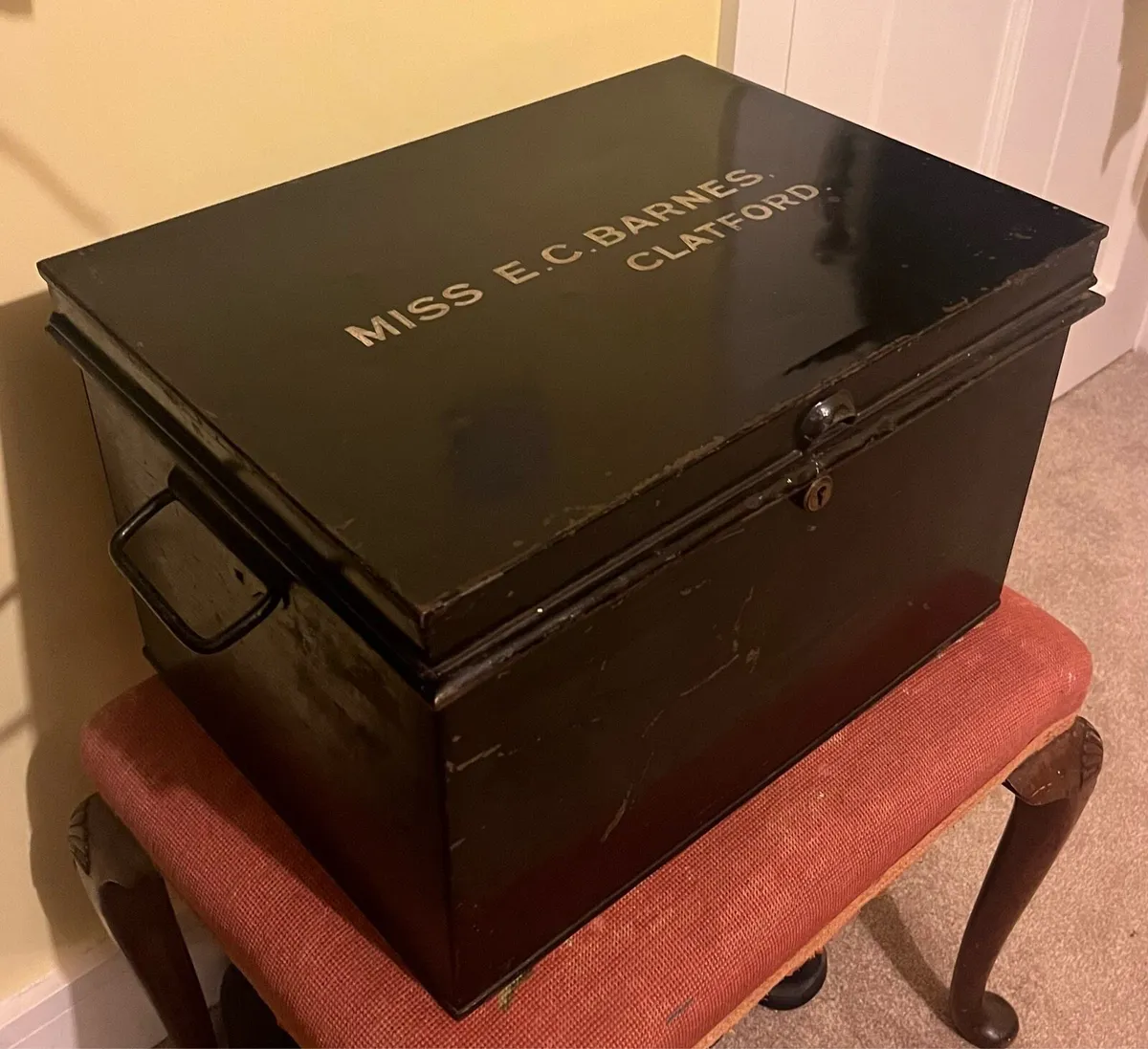 Antique Hobbs & Co London Vault Chest - Image 2