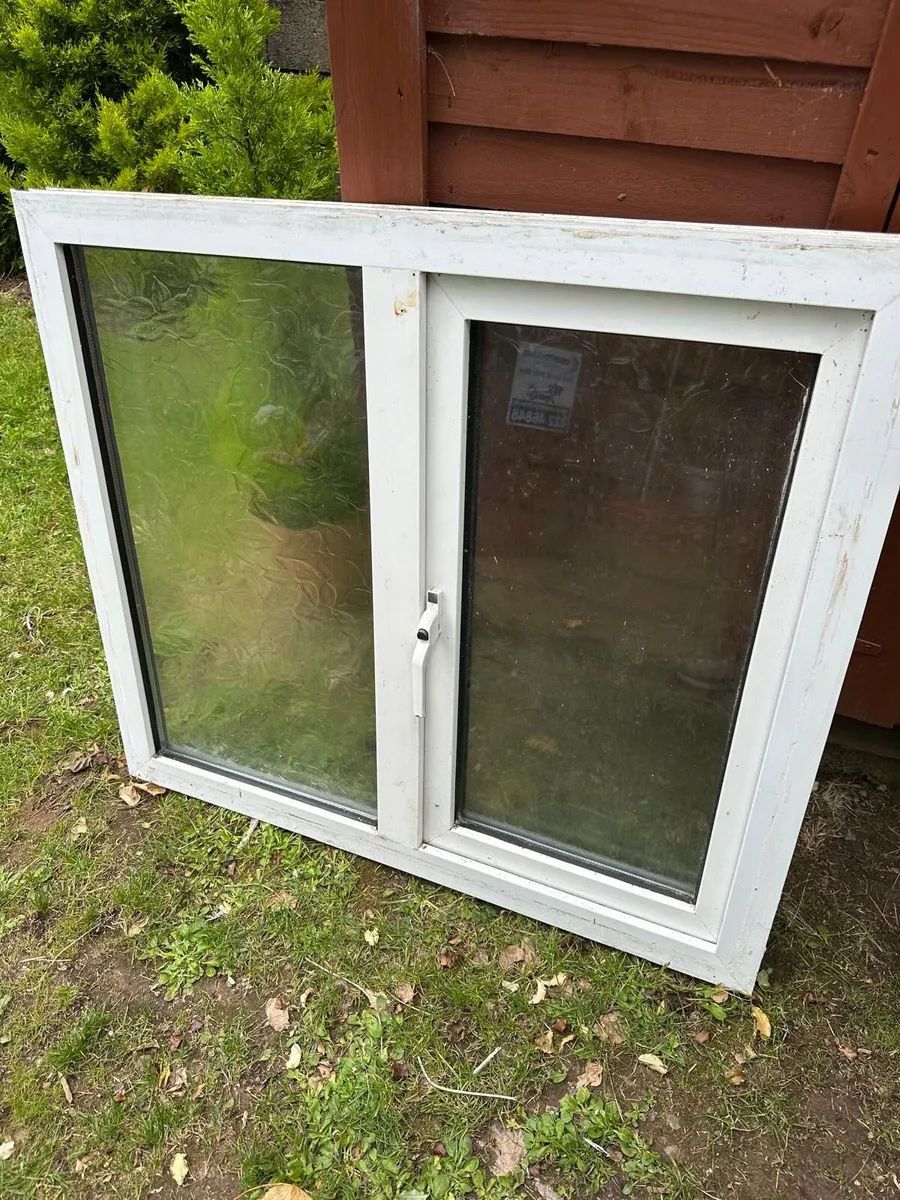 Double glazed PVC window with private glass - Image 1