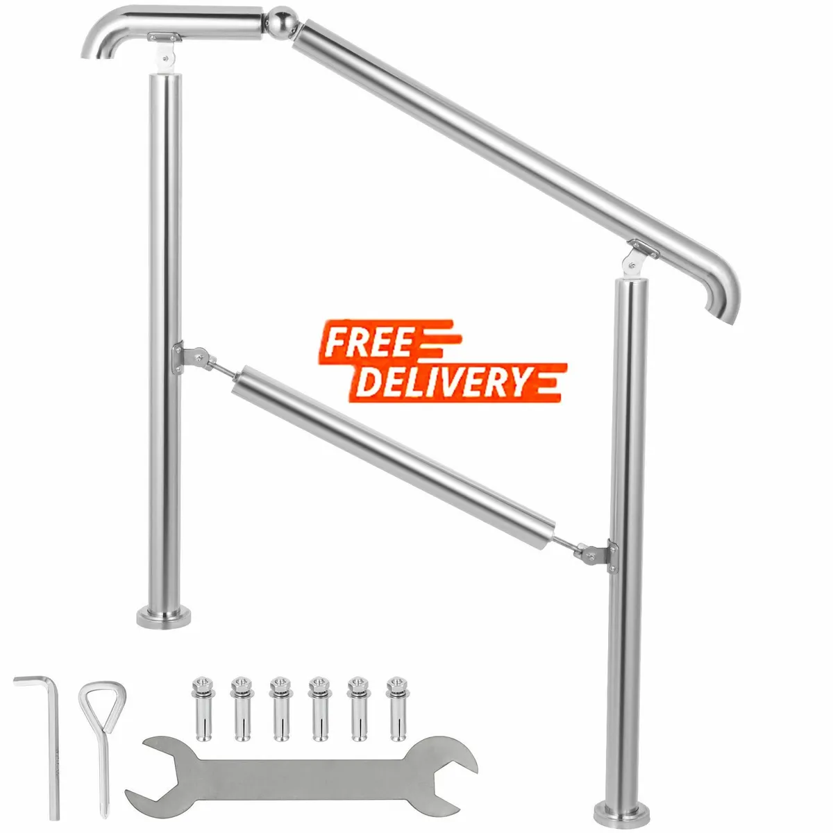 3 steps Rail Stainless Steel Transition Handrail - Image 1