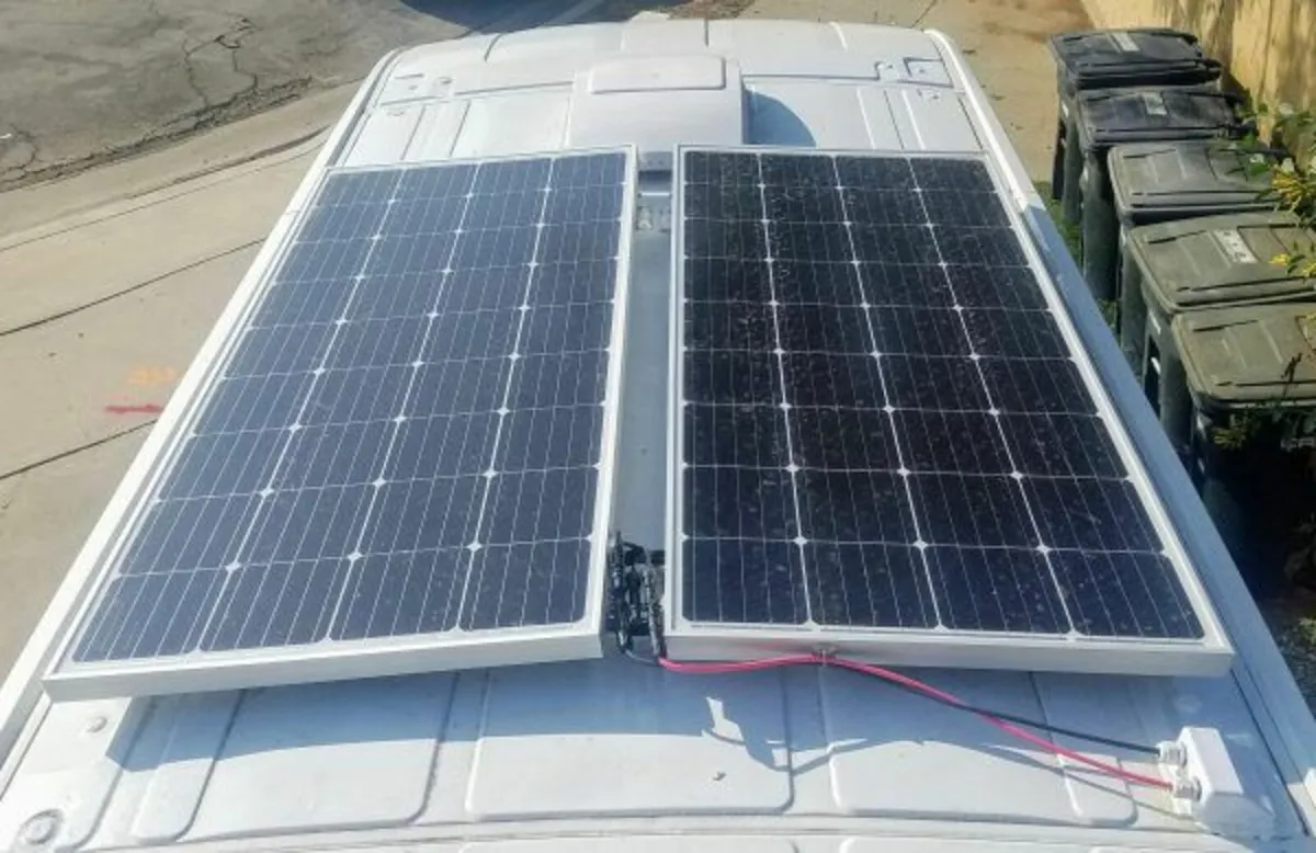 200W solar panel kit for Camper van Boat Motorhome - Image 1
