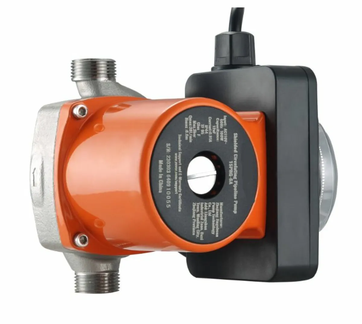 100W Hot Water Circulation Pump - Image 3