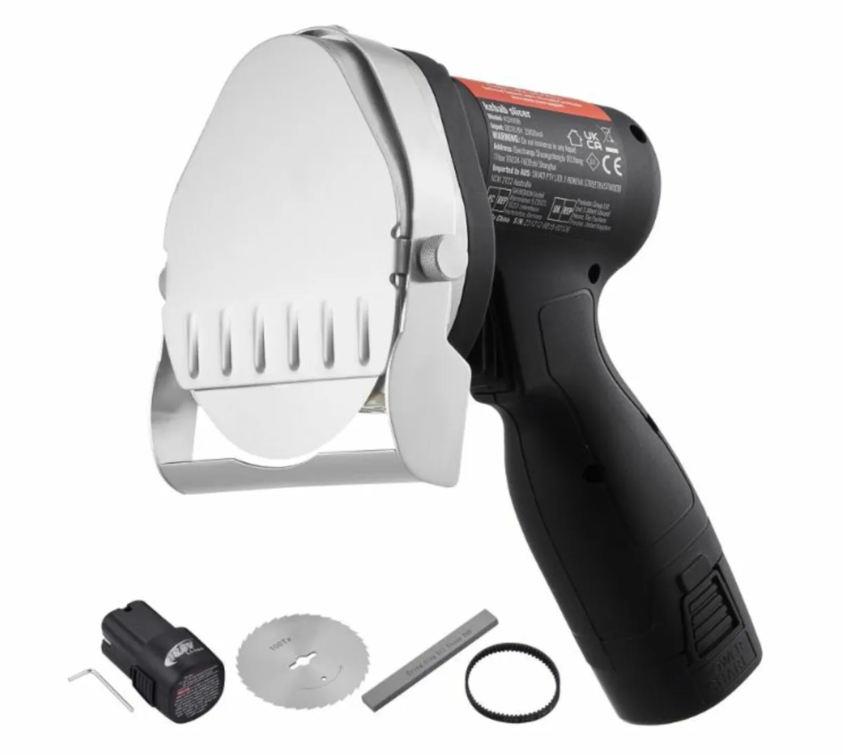 Electric Wireless Turkish Barbecue Knife 2 Blades - Image 1
