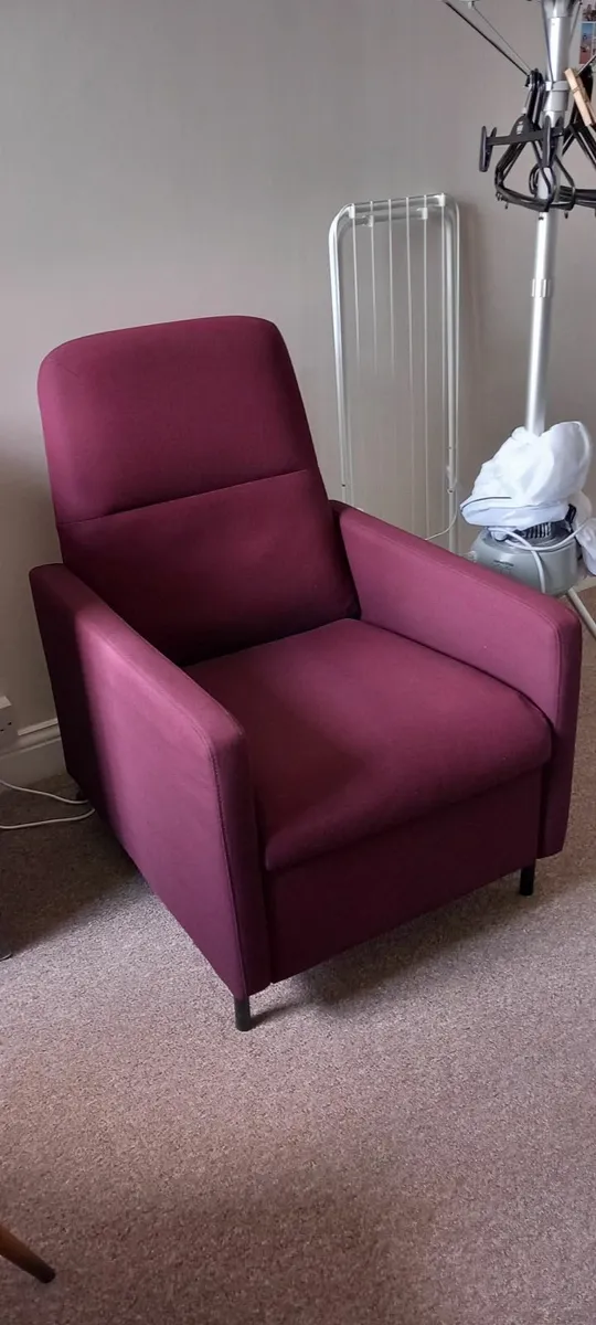 Sofa one seat with reclining back and footrest - Image 1