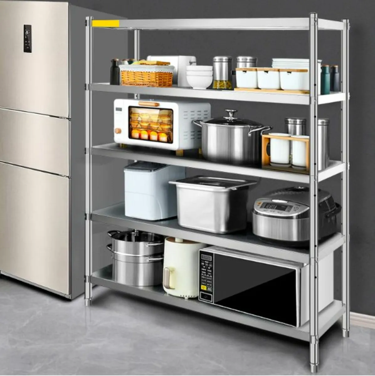 70.9x17.7x70.9inch Heavy Duty  5Tier Storage shelf - Image 4