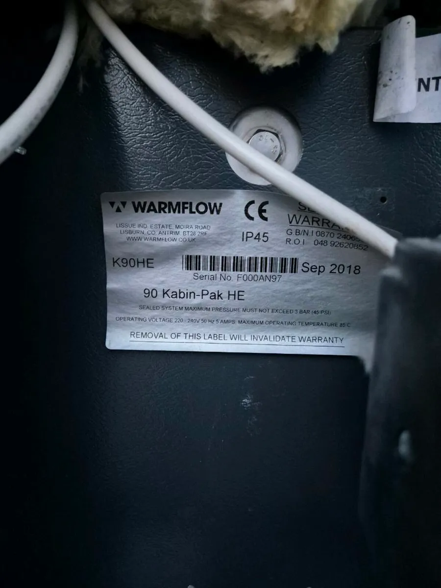 Warmflow K90HE Condensing Boiler + Riello Oil Burn - Image 2