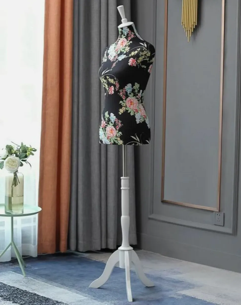 New Womens Tailor Bust (Dark Floral) FREE Delivery - Image 1