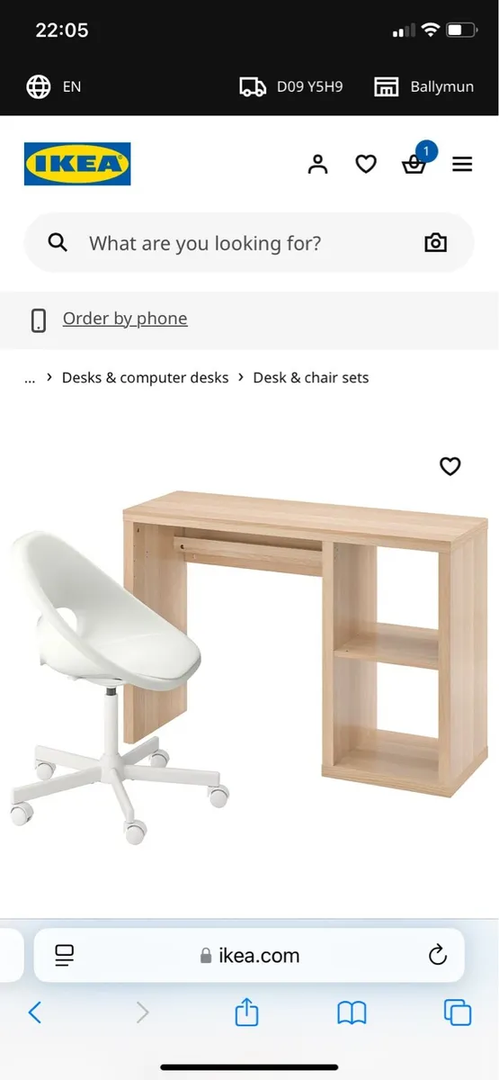 IKEA Office Desk and Chair
