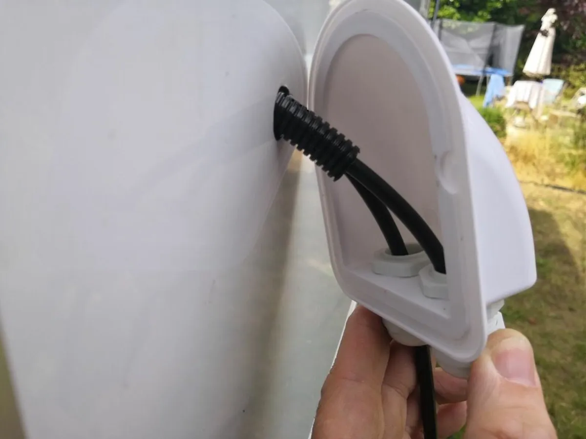Solar cable entry gland for Camper or Boat - Image 1