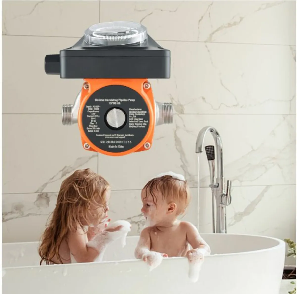100W Hot Water Circulation Pump - Image 2