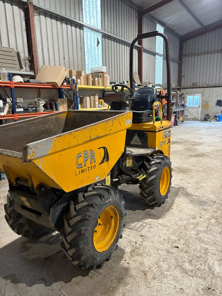 Jcb 1 ton hi tip dumper - Image 1