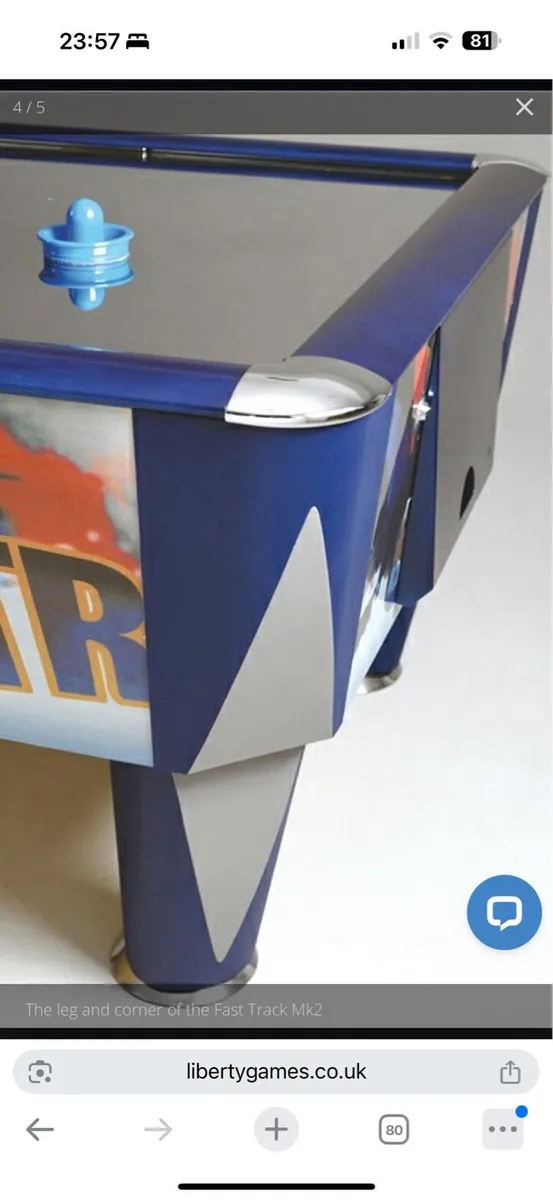 Sam Leisure Air Hockey Table (6ft Fast Track) - Image 4