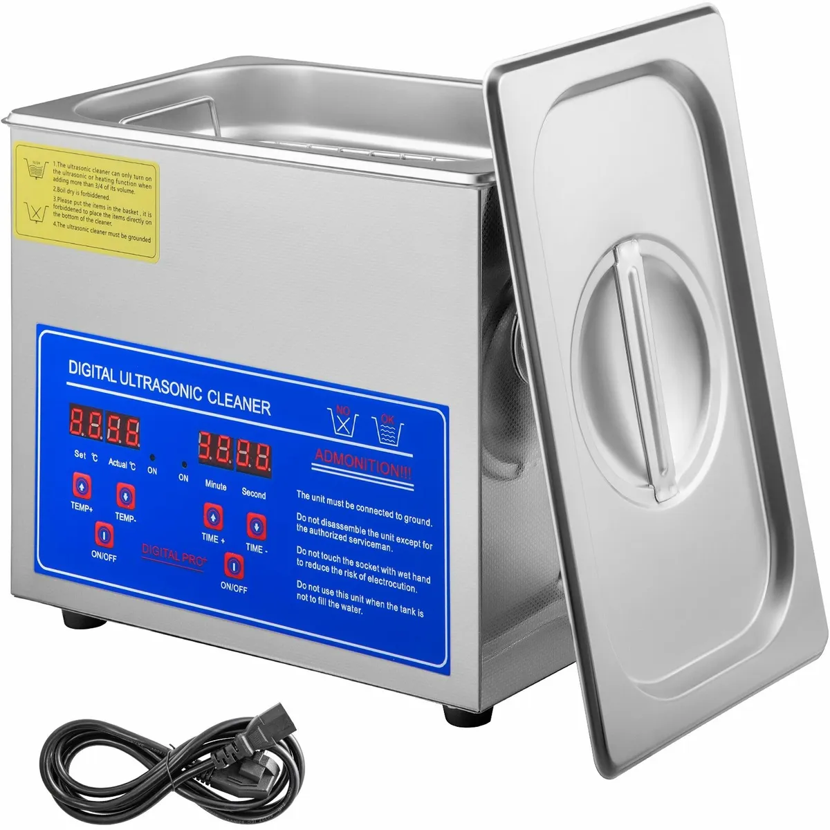 3L Ultrasonic Cleaner Washing Machine Digital Time - Image 3