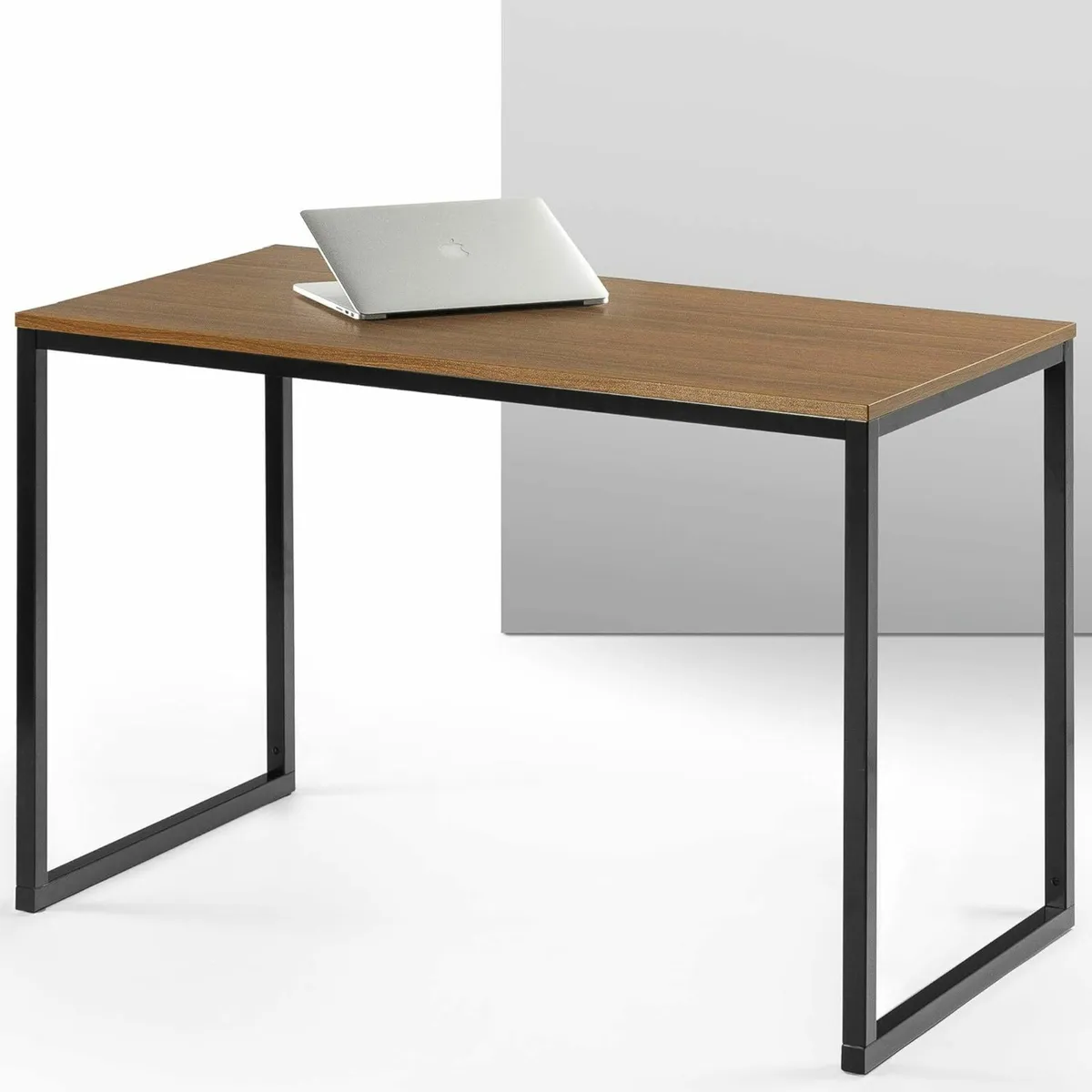 Desk Table 119x61x73 cm Wood Office Desk Brown - Image 2
