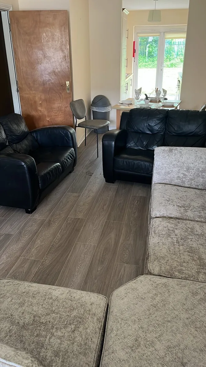 Leather couches