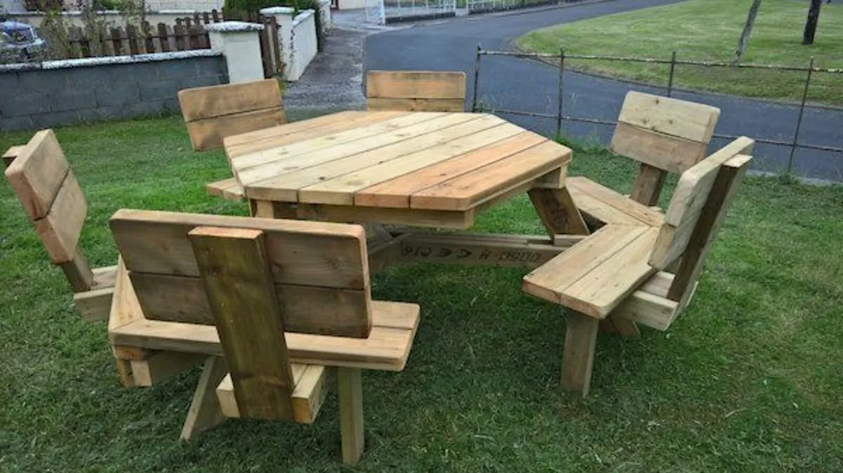 Hexagan Picnic Table - Image 4