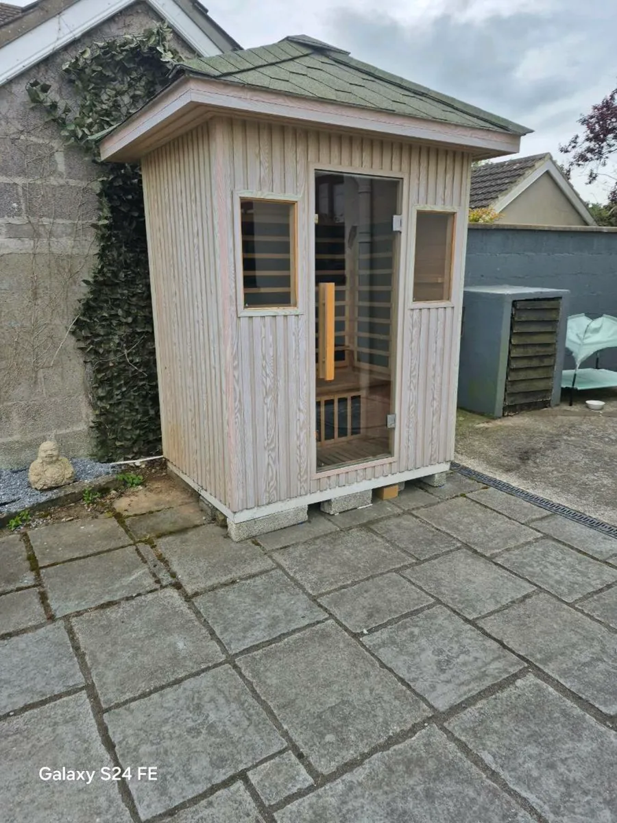 3 person outdoor infrared sauna - Image 1